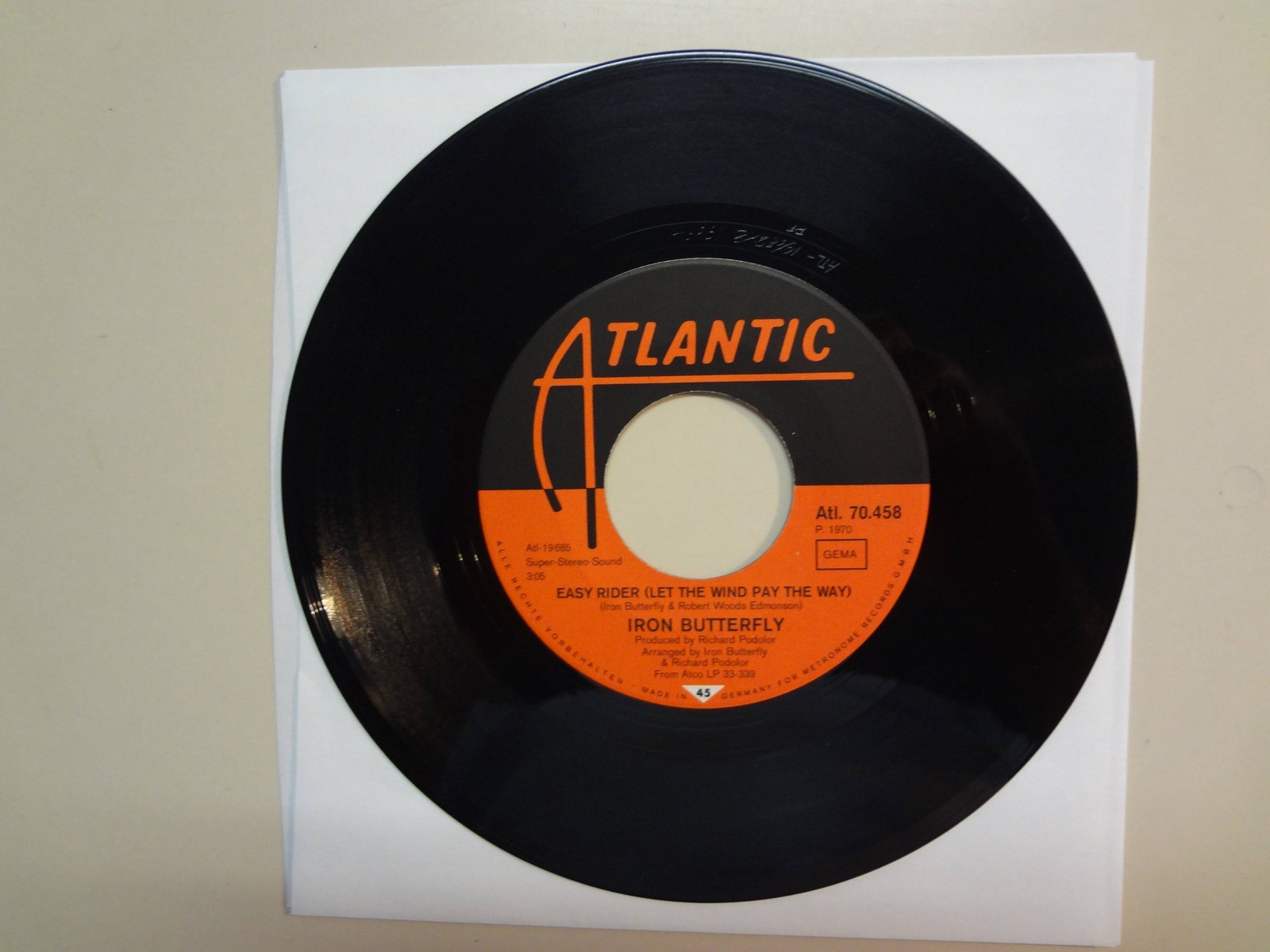 IRON BUTTERFLYEasy RiderSoldier On Our TownGermany70 Atlantic Atl.70