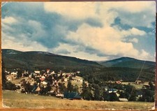 Czech Republic Postcard HARRACHOV Glassworks City Bohemia Czechoslovakia Chrome