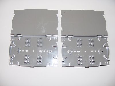 fiber optic splice tray 12 / 24  cores heat fusion heat shrink chip small x2 