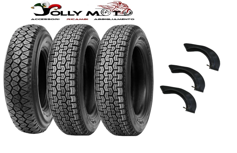 3 pneumatici 4.00-12 PR8 APE PIAGGIO TM 703 Deestone 1 Ant. + 2 Post.+ camere