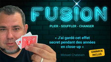 Fusion Red by Mickael Chatelain Magic Trick Playing Card Street Close Up