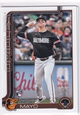 2025 Topps MLB Baseball Series 1 No. 20 Coby Mayo Orioles
