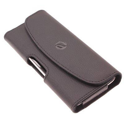 Leather Case Belt Clip Holster Cover Carry Pouch With Loops for Smartphones