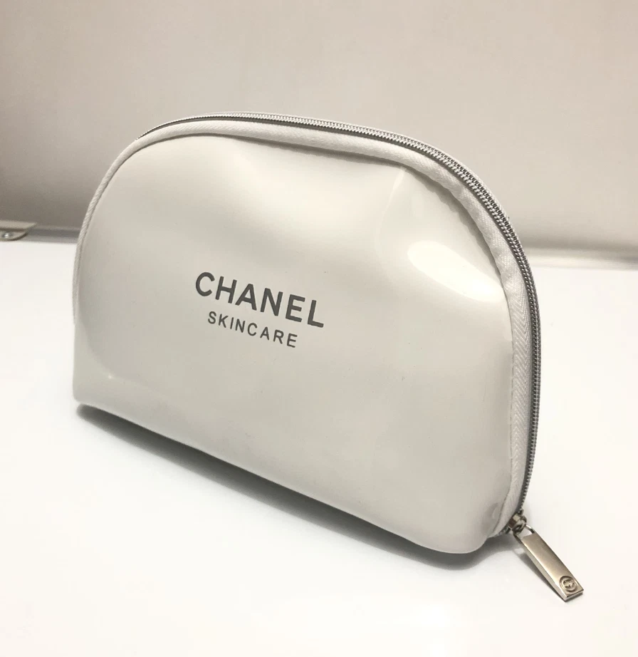 chanel white clutch bag