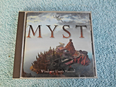 MYST 1996 PC CD ROM GAME WITH USER MANUAL. CLEAN!