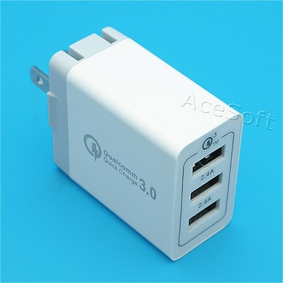 2024 Upgraded Office 3Port QC3.0 Charger for Samsung Galaxy S8 SM-G950U TracFone