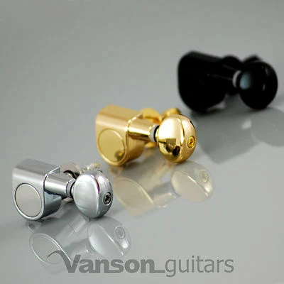 6 x neue VANSON Vintage Locking Tuner, Maschinenköpfe, für Strat, Tele®* V05-LK