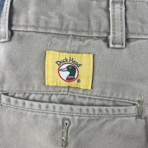 Vintage Duck Head Men's Golf PleatedShorts Beige Khaki Chino Casual Size 40 - Picture 7 of 8