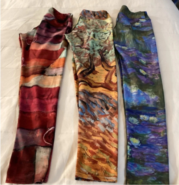 Rose+Gaia Three (3) Fine Art Leggings View 3