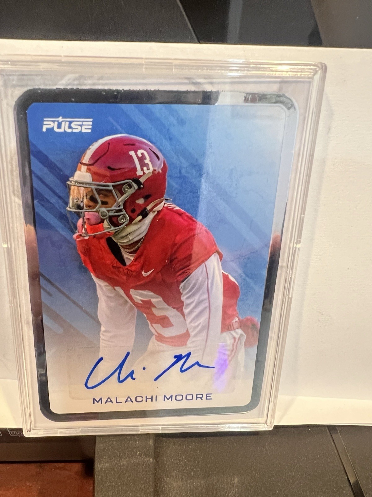Malachi Moore 2024 Pulse PF-MMO Alabama Authentic Signed card