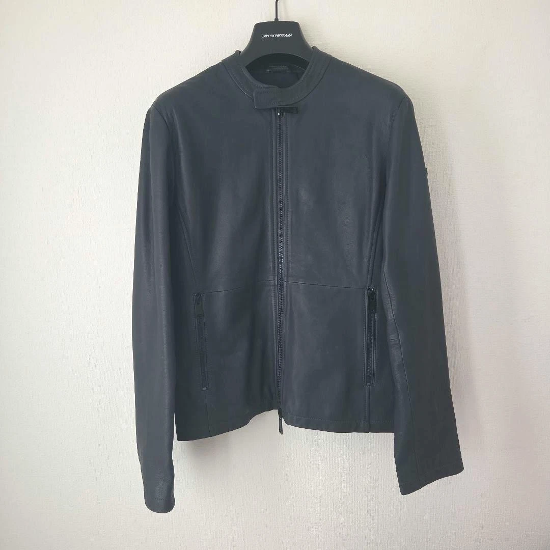Armani Jeans Leather Outer Shell Jackets for Men for Sale - Shop
