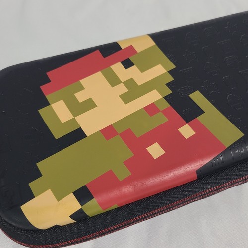 Nintendo Switch Slim Travel Case Mario Retro Pixel Edition Console & Game Holder - Picture 2 of 8