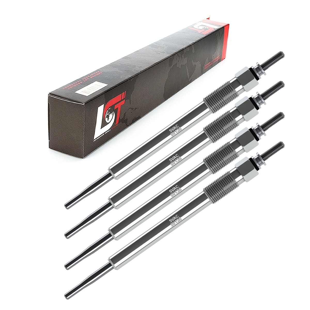 4x Glow Plugs Rod Glow Plugs 5 Volts for KIA SORENTO 2 II SPORTAGE 2.0 2.2 CRDI