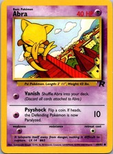 Abra Common 49/82 Unlimited Team Rocket LP Sumiyoshi Kizuki