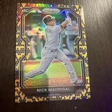 2021 Panini Prizm Tier II Nick Madrigal #106 Snakeskin Prizm /50 (RC) Rookie SSP