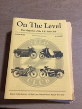 ON THE LEVEL THE MAGAZINE OF THE L.E.VELO CLUB july 2025 number 597