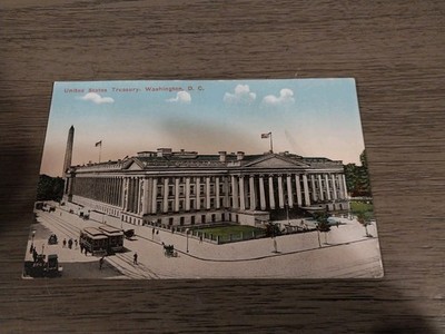 Post Card United States Treasury Washington Dc Unused 