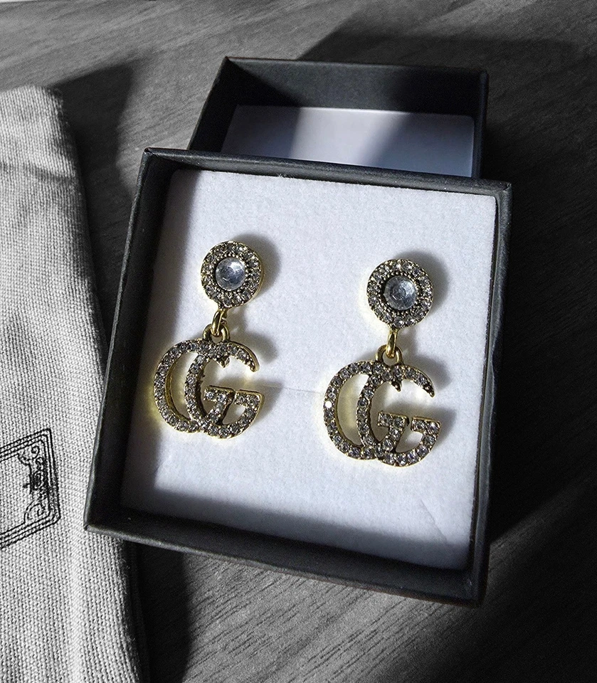 Orecchini Gucci Doppia GG - Immagine 2 di 3