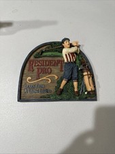 Resident Pro Learn From A Living Legend Golf Plaque Wall Hanging 1994