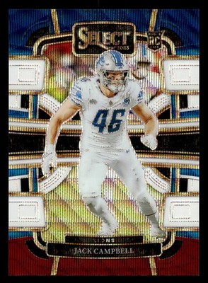 Jack Campbell 2023 Panini Select #33 Tri-Color Prizms #/259