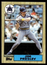 1987 Topps Jim Presley Seattle Mariners #45