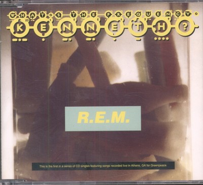 Rem What's the Frequency Kenneth CD Germany Warner Bros 1994 radio version first