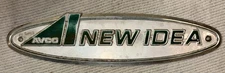 Vintage AVCO “New Idea” Sign/ Emblem 18" × 4 1/2" Fair Condition
