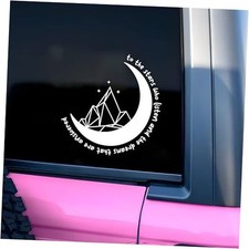 to The Stars Who Listen Car Decal ACOTAR Mirror Decal Symbol Car 8 Inch