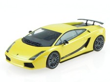 Lamborghini Gallardo Superleggera yellow model car 54614 AutoArt 1/43