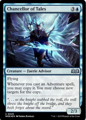 Chancellor of Tales 45 Wilds of Eldraine Magic: The Gathering (FOIL) NM