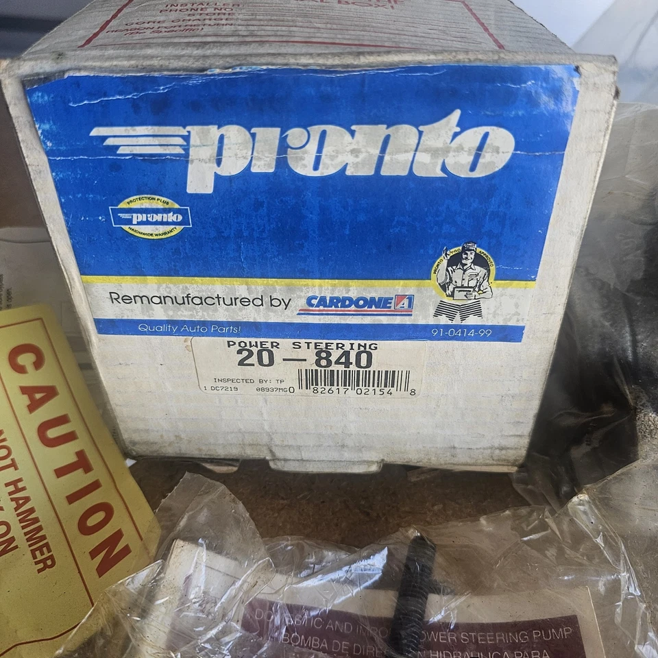 Bomba de dirección asistida Pronto 20-840 - Se adapta a camionetas GM Chevy GMC Cadillac SUV Foto 3 de 4