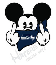 Seattle Seahawks Vinyl Sticker, Laminated For Protection