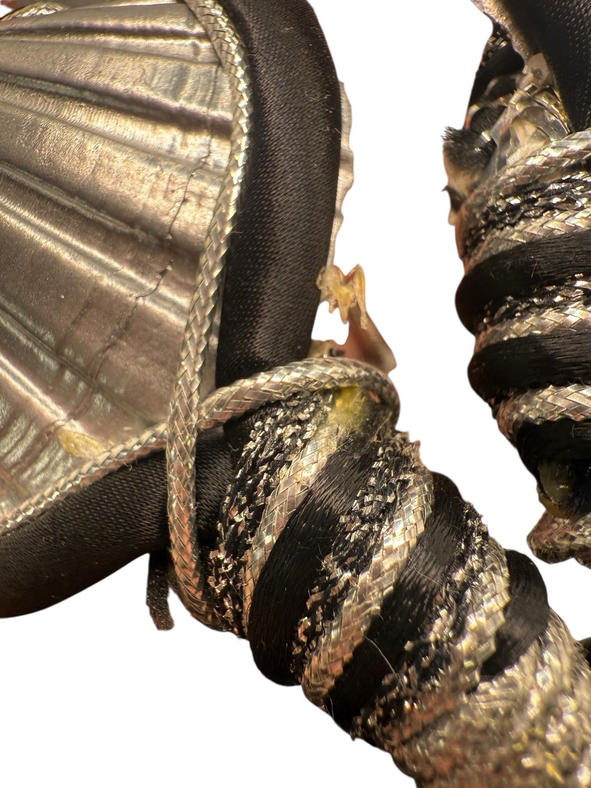 Vintage 1980’s Statement Seashell Shells Silver B… - image 10