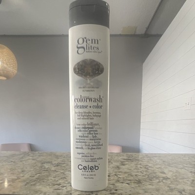 Celeb Luxury Gem Lites Colorwash Brown Diamond Color Protection Shampoo 8.25 fl 