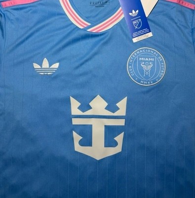 adidas Inter Miami CF Messi #10 Soccer Jersey Men's Size XL Blue