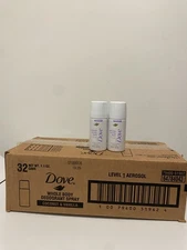 Pack of 32 Dove Cooling Whole Body Spray Deodorant Coconut & Vanilla 1.1 Oz