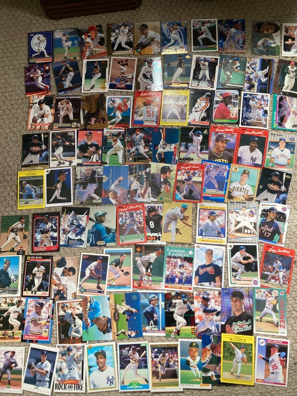 1980s-1990s Baseball Card Lot (90 Cards) Mint Condition