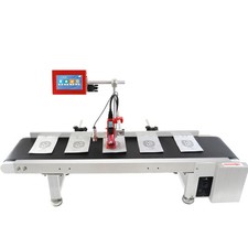 Mini online inkjet printer prints date text encoding barcode labels LOGO