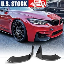For Bmw F80 M3 F82 F83 M4 2015-19 Real Carbon Front Bumper Lip Splitters Canards For Bmw F80 M3 F82 F83 M4 2015-19 Real Carbon Front Bumper Lip Splitters Canards