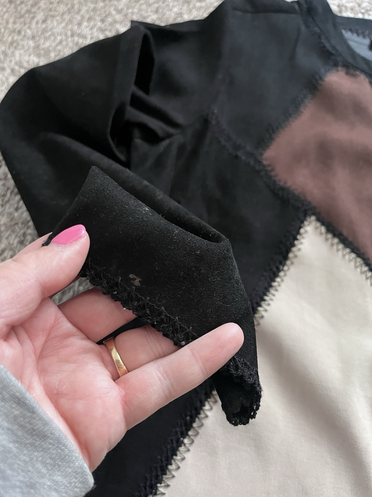 Vintage Patchwork Top/Lightweight Blazer Large - image 11