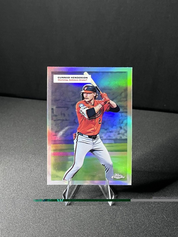 2025 Topps Chrome Platinum Double Header Gunnar Henderson Cal Ripken Jr #55DH-13