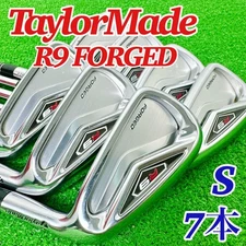 TaylorMade Iron Set R9 FORGED NS Pro FLEX-S 4, 5, 6, 7, 8, 9, Pw used
