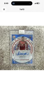 Topps Pristine Casemiro Man United Signed Auto Card /75