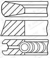 Goetze Engine Kolbenringsatz 08-785200-00 FüR Ford