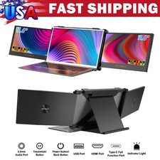 Portable Monitor,1080P FHD Display Laptop Screen Monitor Extender For 13-17.3''