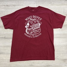 Walt Disney World Shirt Mickey Mouse American Original Red Men  s XL Tee 1971