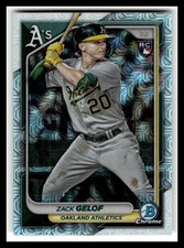 2024 Bowman Chrome #14 Zack Gelof Mojo Refractors