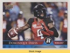 2021 Upper Deck CFL Blue Dominique Davis #121 READ h8y