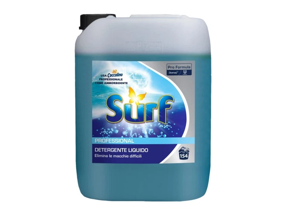 Diversey Surf Detergente Liquido Professionale Macchie Difficili 10 Litri