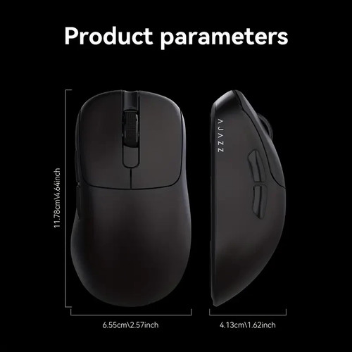 AJAZZ AJ179P MC Wireless Mouse Wired 2.4G Bluetooth Three-Mode Gaming Black - Picture 5 of 7